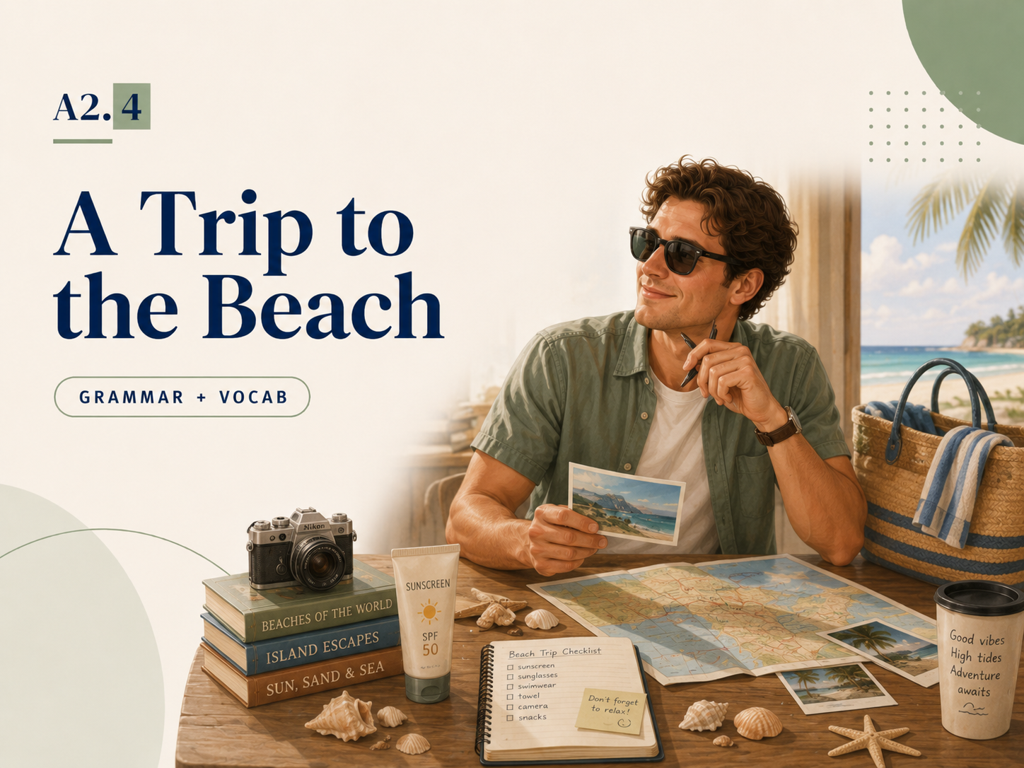 Capa da Unit A2.4 — A Trip to the Beach