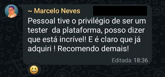 Feedback de Marcelo Neves sobre o Listen Up!