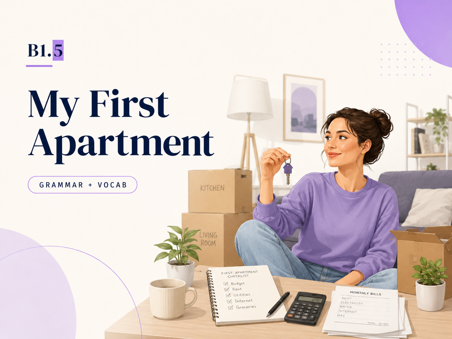 Capa da Unit B1.5 — My First Apartment